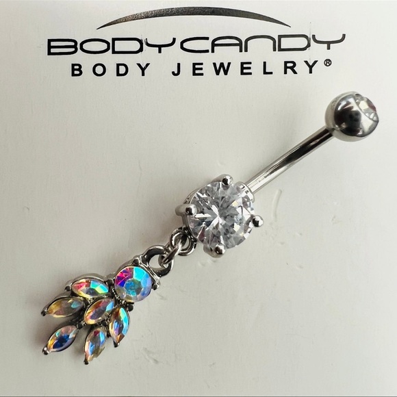 NEW Body Candy Dangle Belly Button Ring - Picture 2 of 2